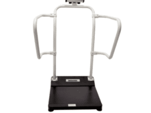 BASCULA DIGITAL BARIATRICA DE GRADO MEDICO CON PASAMANOS E INDICE DE MASA CORPORAL (IBM)