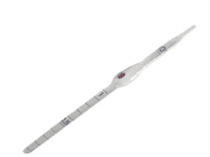 PIPETAS PARA RECUENTO DE GLOBULOS ROJOS, CON TUBO Y BOQUILLA