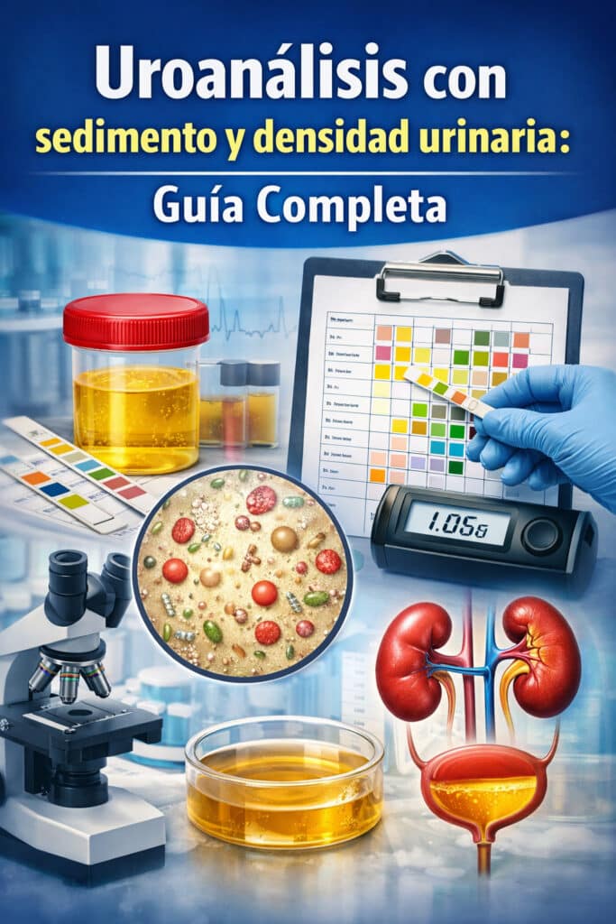 Uroanálisis con sedimento y densidad urinaria